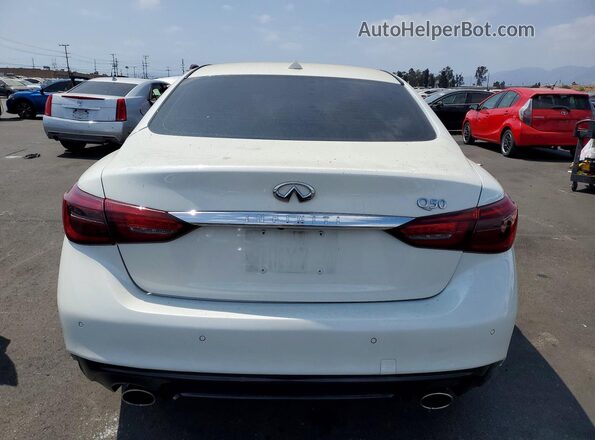 JN1EV7BP9MM705066 2021 INFINITI Q50 Белый Вид сзади