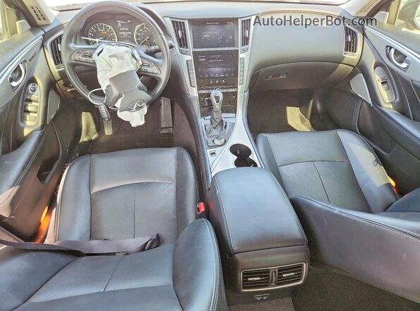 JN1EV7BPXNM310539 2022 INFINITI Q50 Black Widok deski rozdzielczej