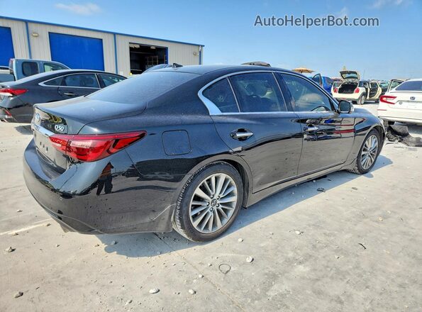 JN1EV7BPXNM310539 2022 INFINITI Q50 Black Tył prawy