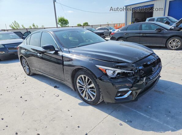 JN1EV7BPXNM310539 2022 INFINITI Q50 Black Przód prawy