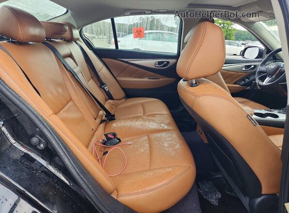 JN1EV7BPXPM510825 2023 INFINITI Q50 Black Widok tylnych siedzeń