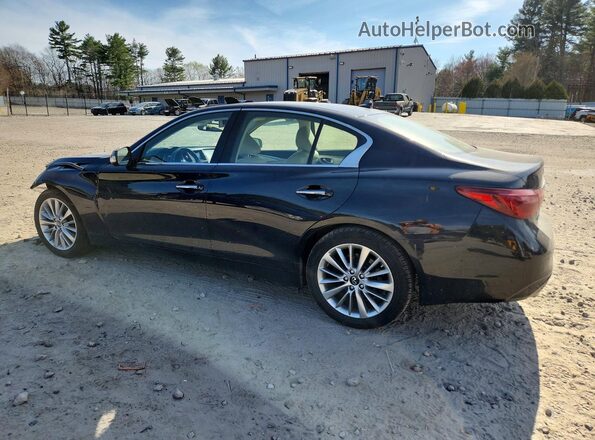 JN1EV7BR1MM754831 2021 INFINITI Q50 Black Հետևի ձախ
