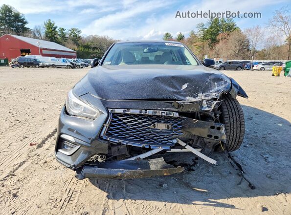 JN1EV7BR1MM754831 2021 INFINITI Q50 Black Դիմացի տեսք