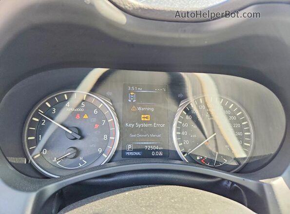JN1EV7BR1MM754831 2021 INFINITI Q50 Black Սարքավորումների վահանակի տեսք