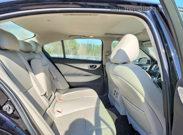 JN1EV7BR1MM754831 2021 INFINITI Q50 Black Հետևի նստատեղերի տեսք