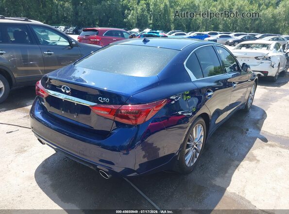 JN1EV7BR1RM631859 2024 INFINITI Q50 Blue Trasero derecho