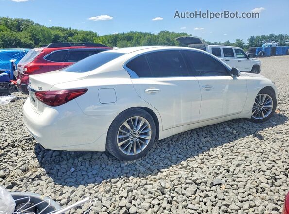 JN1EV7BR2MM752036 2021 INFINITI Q50 Белый Задняя правая четверть