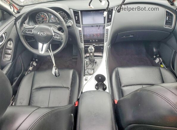 JN1EV7BR2MM755213 2021 INFINITI Q50 White Dashboard view