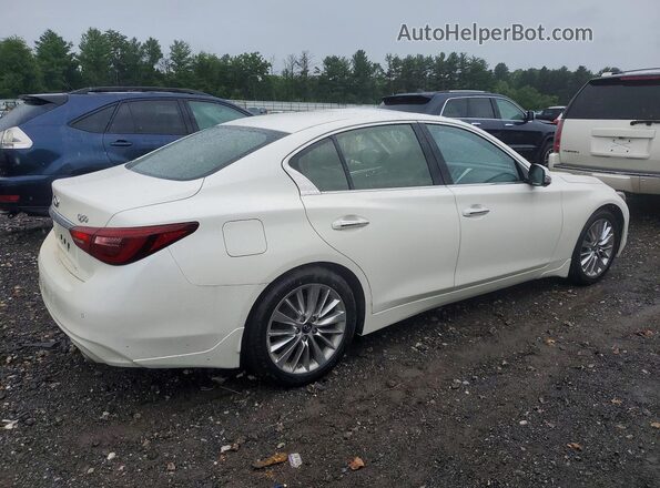 JN1EV7BR2MM755213 2021 INFINITI Q50 White Rear right