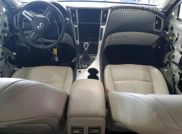 JN1EV7BR3PM540928 2023 INFINITI Q50 Белый Вид панели приборов