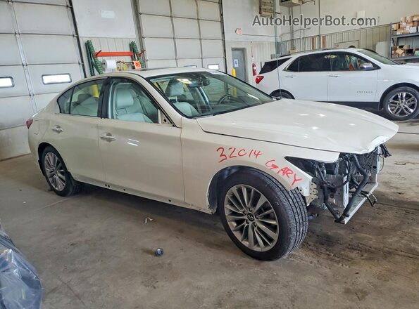 JN1EV7BR3PM540928 2023 INFINITI Q50 Белый Передняя правая четверть
