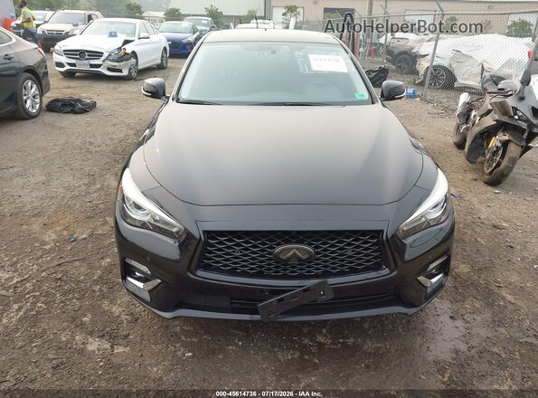 JN1EV7BR7MM753473 2021 INFINITI Q50 Black Rear interior view