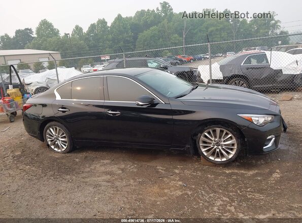 JN1EV7BR7MM753473 2021 INFINITI Q50 Black 360 interior view