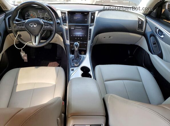 JN1EV7BR7MM753764 2021 INFINITI Q50 Black წინა პანელის ხედი