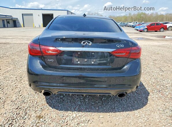 JN1EV7BR7MM753764 2021 INFINITI Q50 Black უკანა ხედი