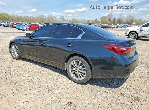 JN1EV7BR7MM753764 2021 INFINITI Q50 Black უკანა მარცხენა