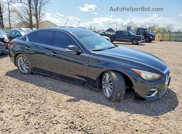 JN1EV7BR7MM753764 2021 INFINITI Q50 Black წინა მარჯვენა
