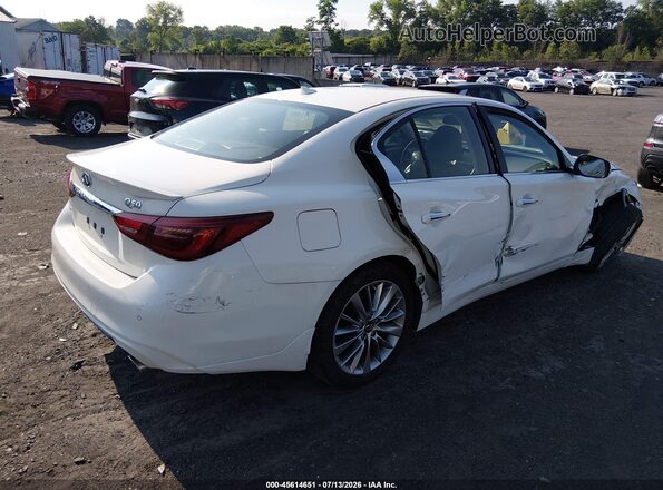 JN1EV7BR7MM754168 2021 INFINITI Q50 Белый Задняя правая четверть