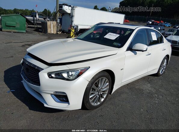 JN1EV7BR7MM754168 2021 INFINITI Q50 Белый Передняя левая четверть