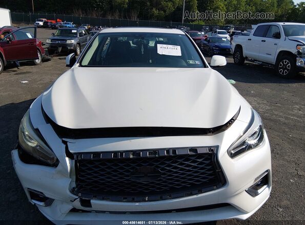 JN1EV7BR7MM754168 2021 INFINITI Q50 Белый Вид щитка приборов