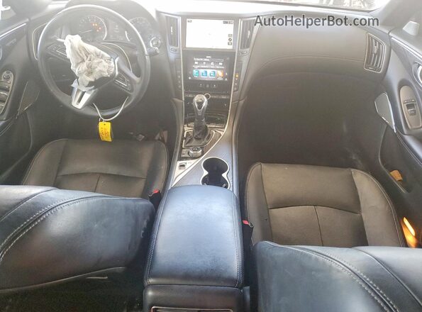 JN1EV7CP0MM706704 2021 INFINITI Q50 Black Dashboard view