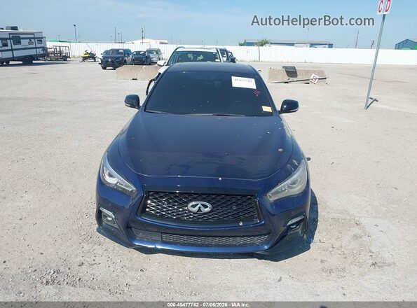 JN1EV7CP0RM600163 2024 INFINITI Q50 Синий Вид щитка приборов