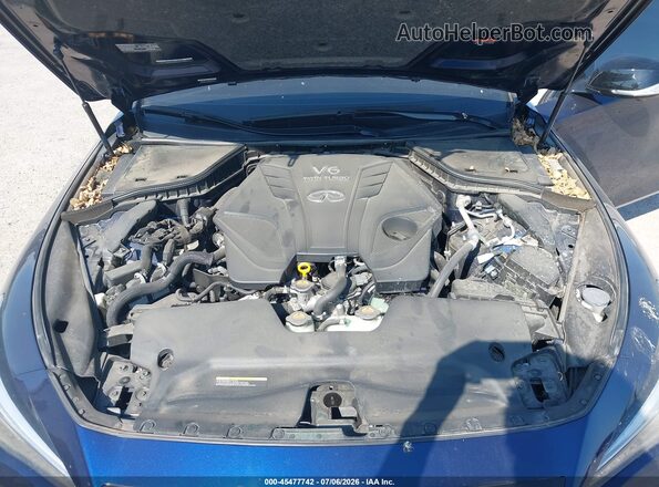 JN1EV7CP0RM600163 2024 INFINITI Q50 Синий Вид сзади