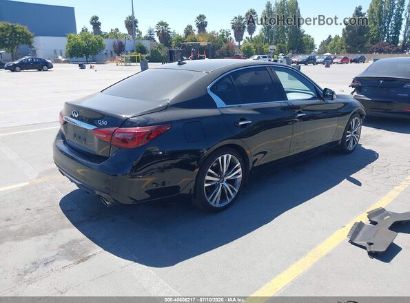 JN1EV7CP4MM705300 2021 INFINITI Q50 Black უკანა მარჯვენა