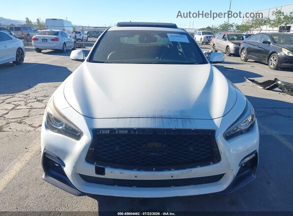 JN1EV7CP5MM707492 2021 INFINITI Q50 White Vista del cuadro de instrumentos