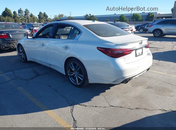 JN1EV7CP5MM707492 2021 INFINITI Q50 White Trasero izquierdo