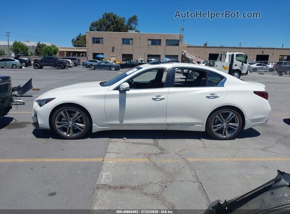 JN1EV7CP5MM707492 2021 INFINITI Q50 White Vista interior de 360 grados