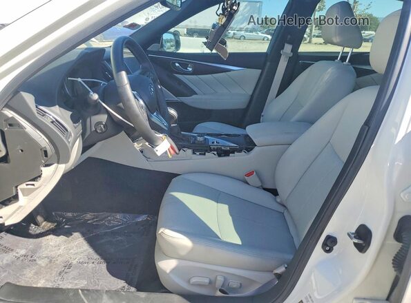 JN1EV7CP6RM602046 2024 INFINITI Q50 White Widok wnętrza z przodu