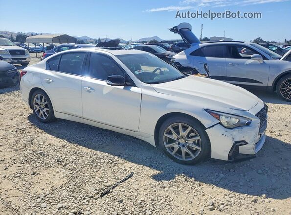 JN1EV7CP6RM602046 2024 INFINITI Q50 White Przód prawy