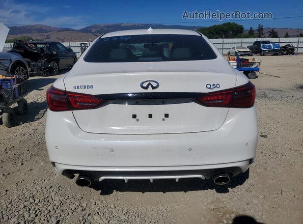 JN1EV7CP6RM602046 2024 INFINITI Q50 White Widok z tyłu
