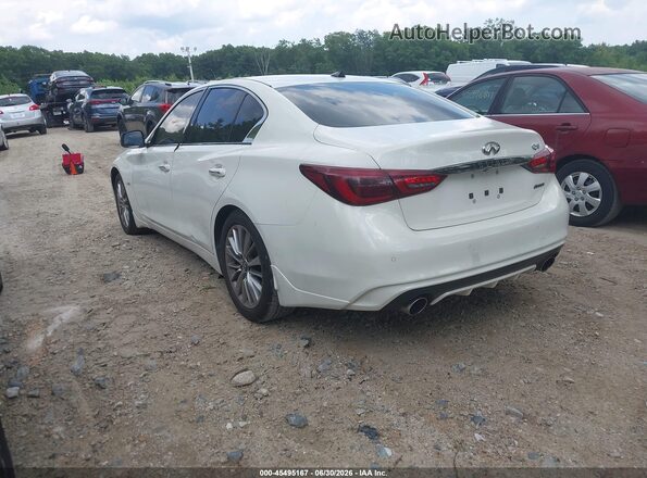JN1EV7CP8MM706191 2021 INFINITI Q50 White Rear left