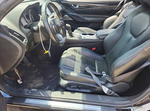 JN1EV7EK0HM364002 2017 INFINITI Q60 Черный Вид салона спереди