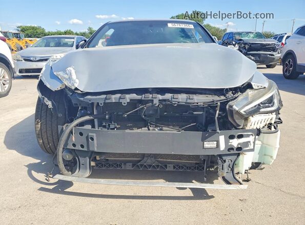 JN1EV7EK0JM341535 2018 INFINITI Q60 Silver Front view