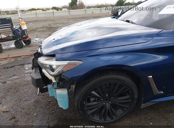 JN1EV7EK2KM231376 2019 INFINITI Q60 Blue Widok z przodu