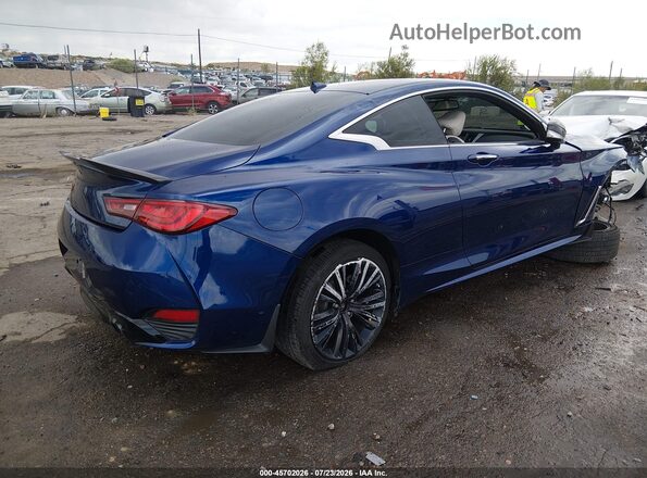 JN1EV7EK2KM231376 2019 INFINITI Q60 Blue Tył prawy