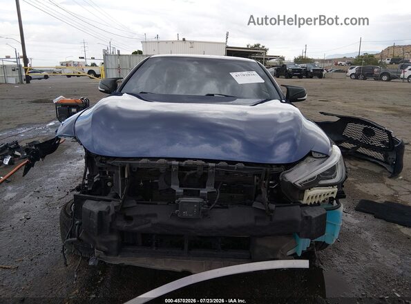 JN1EV7EK2KM231376 2019 INFINITI Q60 Blue Widok zestawu wskaźników