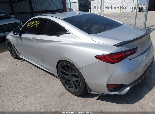 JN1EV7EK4HM360163 2017 INFINITI Q60 Silver Rear left