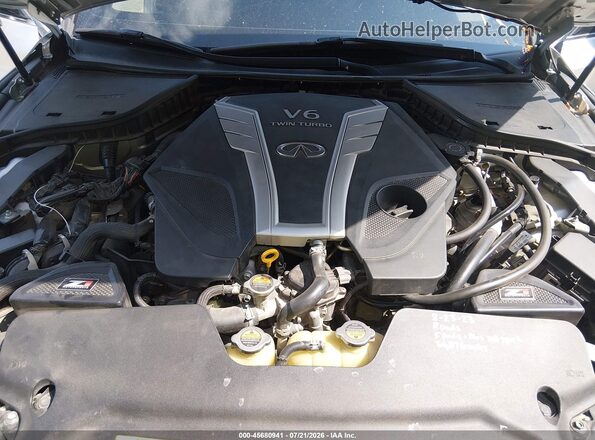JN1EV7EK4HM360163 2017 INFINITI Q60 Silver Rear view