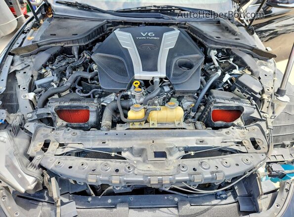 JN1EV7EK5HM364321 2017 INFINITI Q60 Black Widok wnętrza z tyłu
