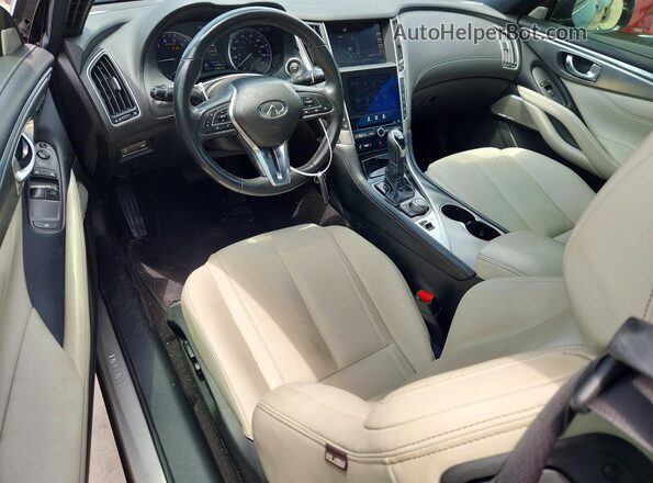 JN1EV7EK5HM364321 2017 INFINITI Q60 Black Widok deski rozdzielczej