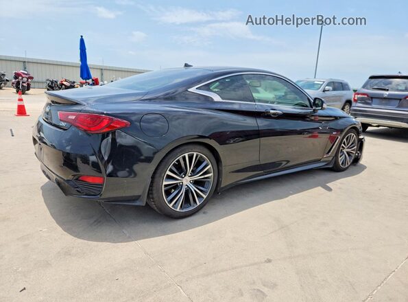 JN1EV7EK5HM364321 2017 INFINITI Q60 Black Tył prawy