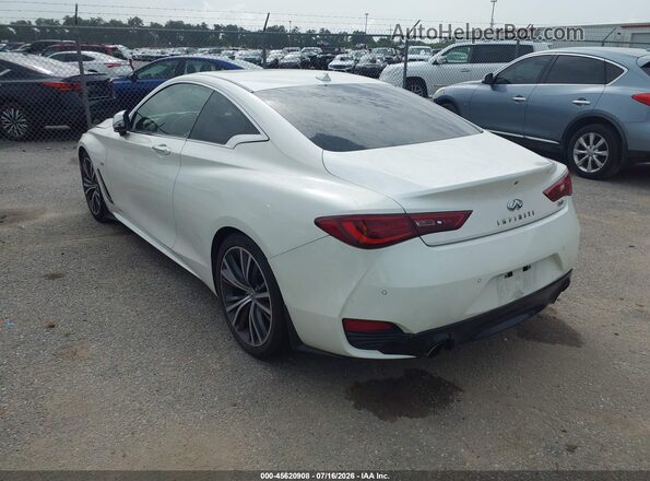 JN1EV7EK6HM360441 2017 INFINITI Q60 White უკანა მარცხენა