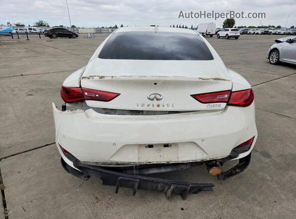 JN1EV7EK7HM362988 2017 INFINITI Q60 White Widok z tyłu