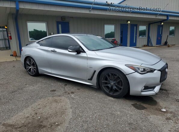 JN1EV7EK7HM363168 2017 INFINITI Q60 Silver Przód prawy