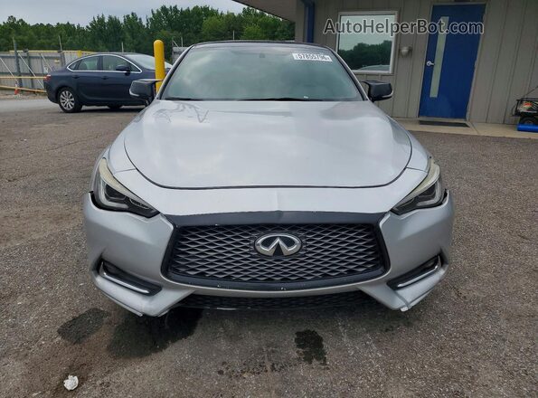 JN1EV7EK7HM363168 2017 INFINITI Q60 Silver Widok z przodu