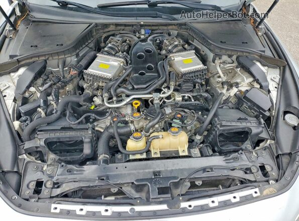 JN1EV7EK7HM363168 2017 INFINITI Q60 Silver Widok wnętrza z tyłu